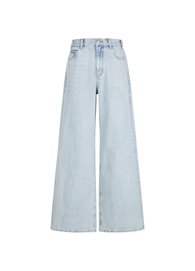 Pants / JNBY Relaxed Cotton Flared Jeans LightSteelBlue1