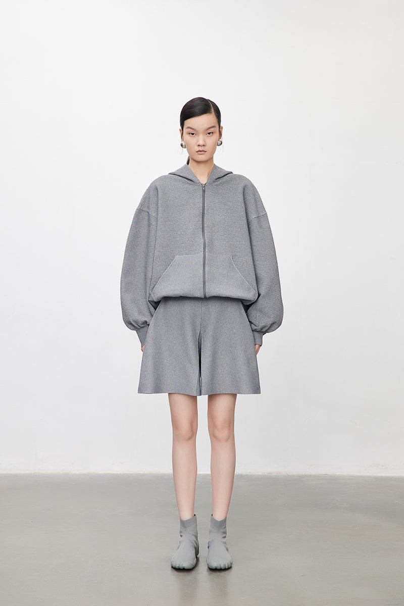 Sweater / JNBY Relaxed Hooded Cardigan
