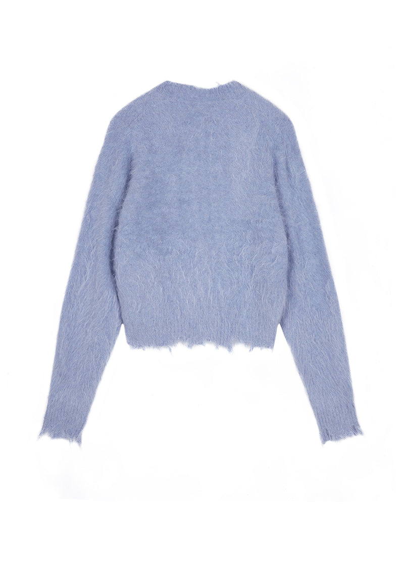 Sweater / JNBY Cropped V-neck Cardigan