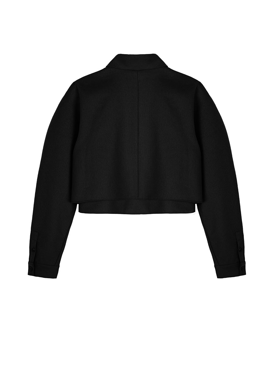 Coat / JNBY Cropped Wool Jacket