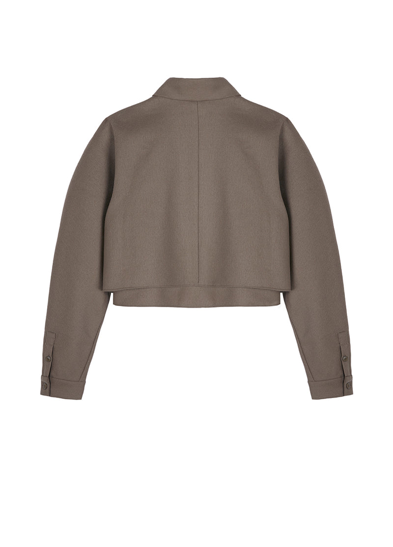 Coat / JNBY Cropped Wool Jacket