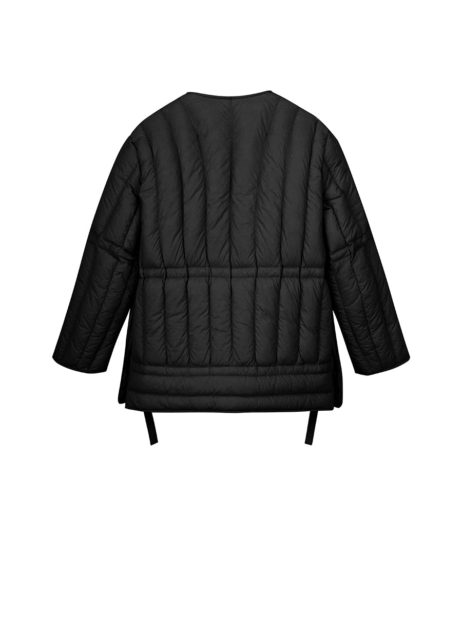 Coat / JNBY A-line V-neck Mid-length Down Coat