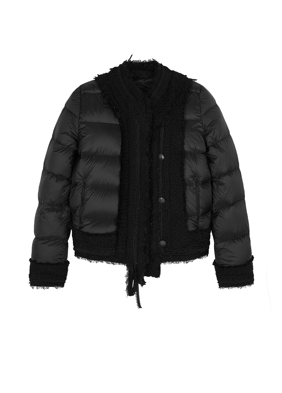 Coat / JNBY Cropped Down Coat Black