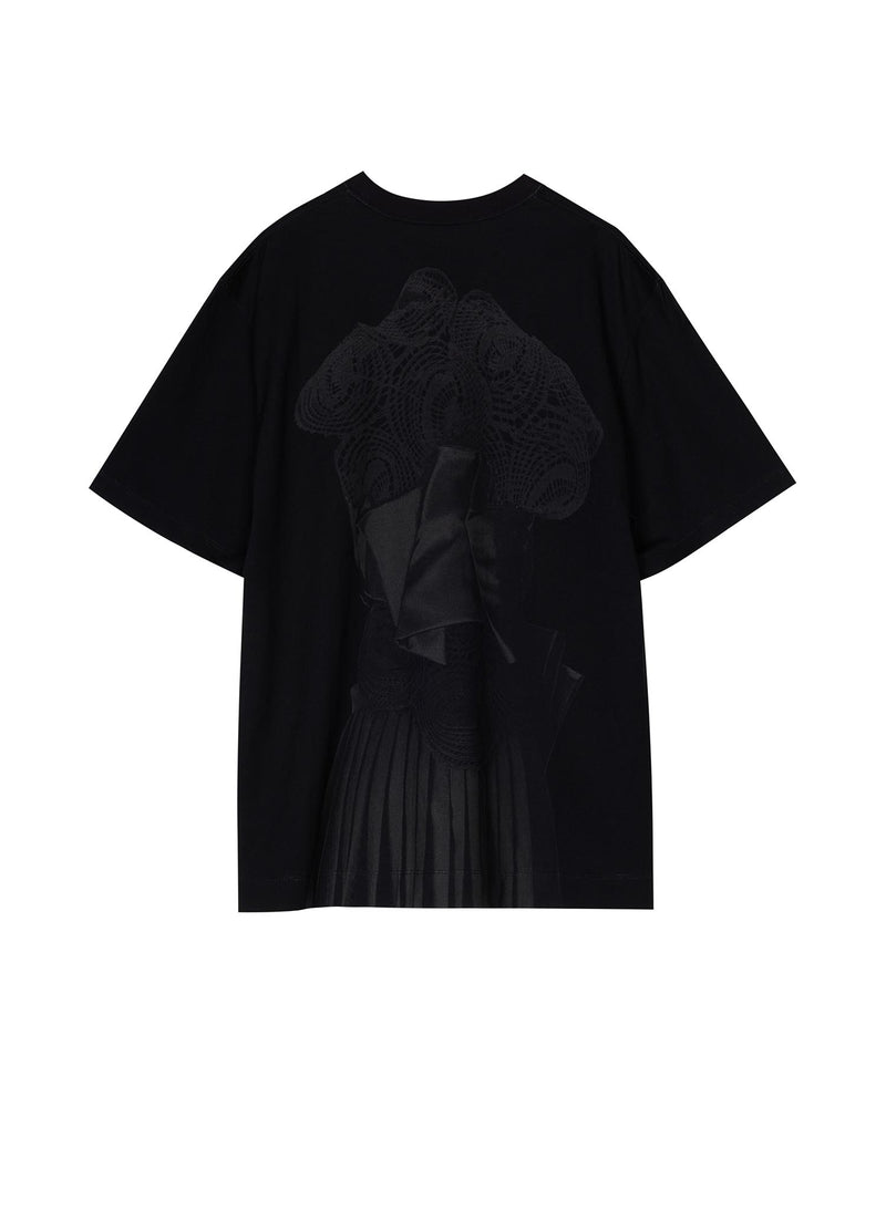 T-Shirt / JNBY Fabric-Print Short Sleeve T-Shirt (100% Cotton)