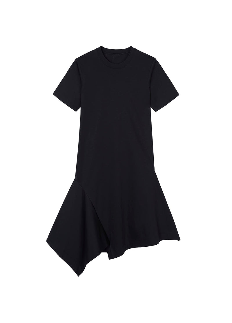 Dresses / JNBY Solid Asymmetric Short Sleeve Dress Black