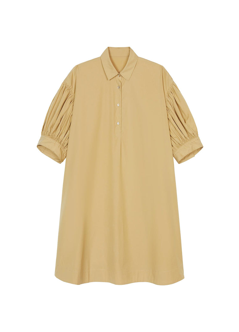 Dresses / JNBY Loose Fit Short Sleeve Dress (100% Cotton)