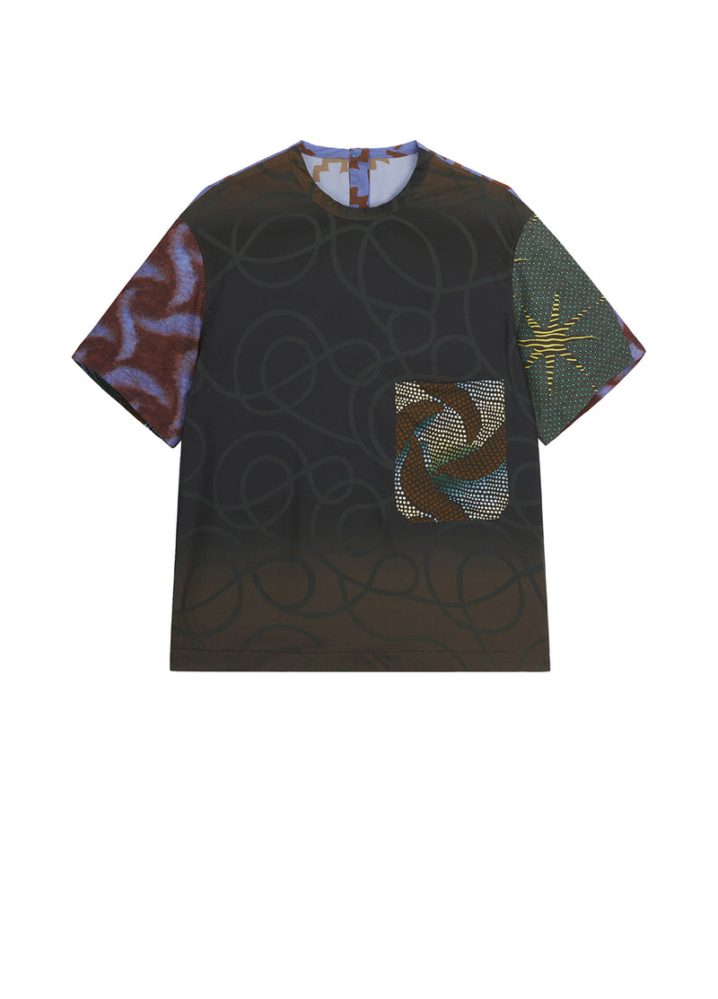 T-shirt / JNBY Silk Short-sleeved T-shirt Brown