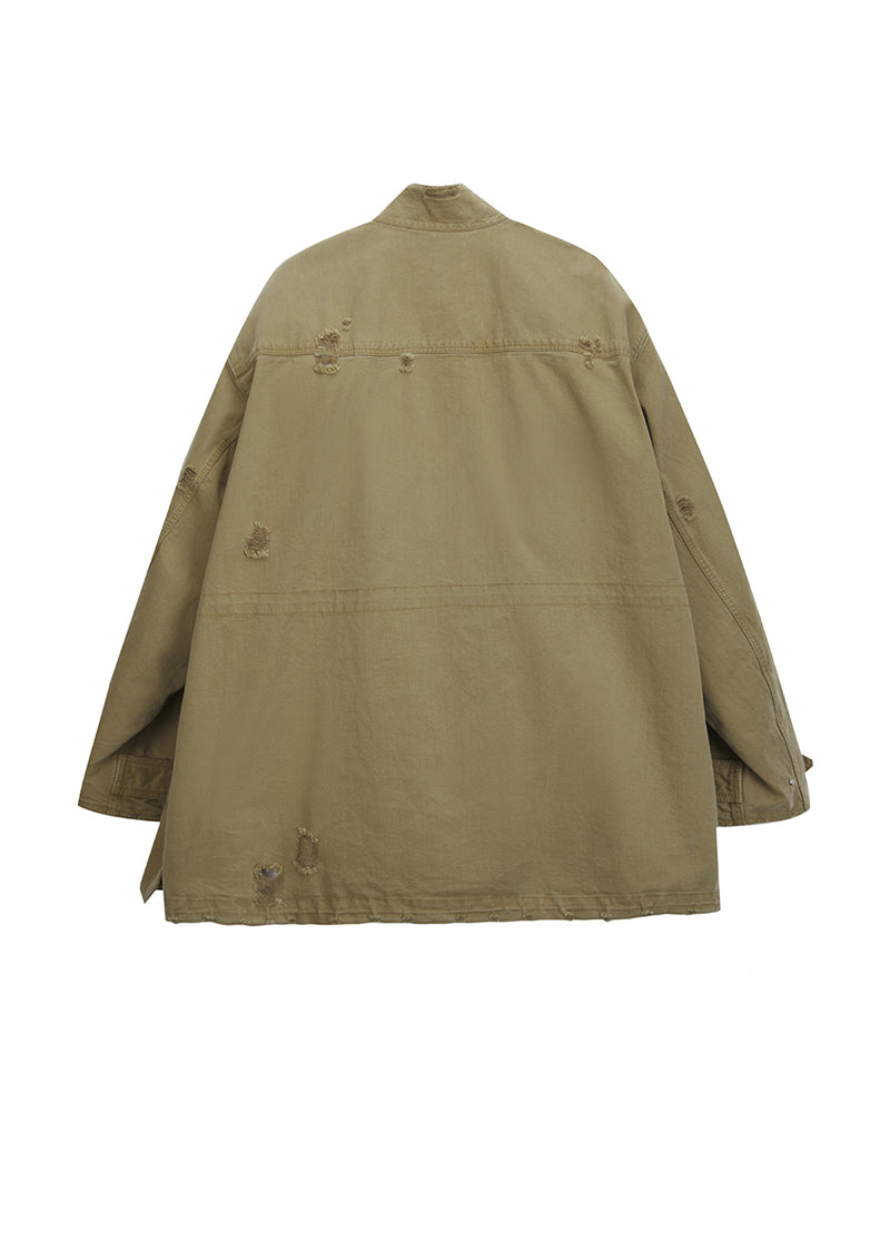 Coat / JNBY Cotton Trench Coat