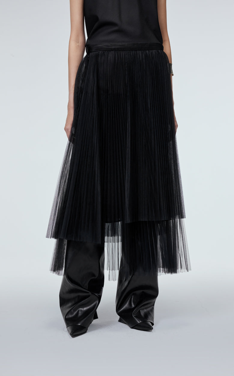 Skirt / JNBY Mesh Skirt Black