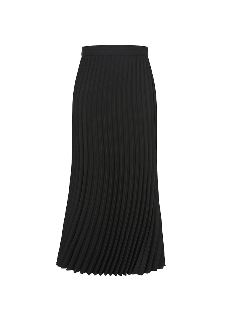 Skirt / JNBY Pleated Midi Skirt Black