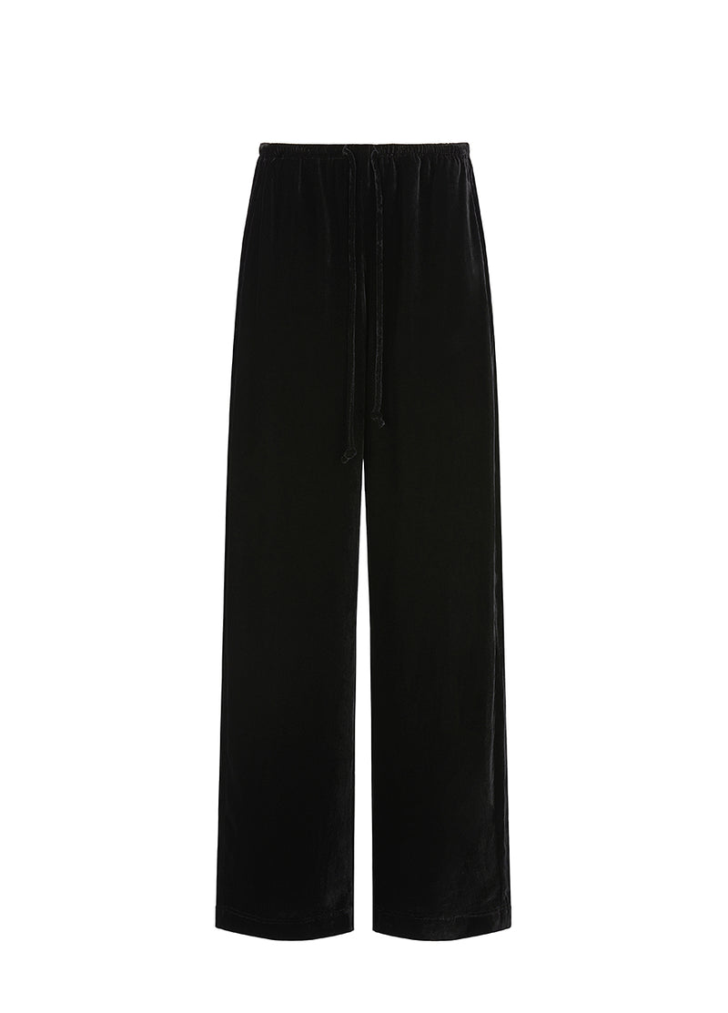 Pants / JNBY Retro Vicose Wide Leg Pants Black
