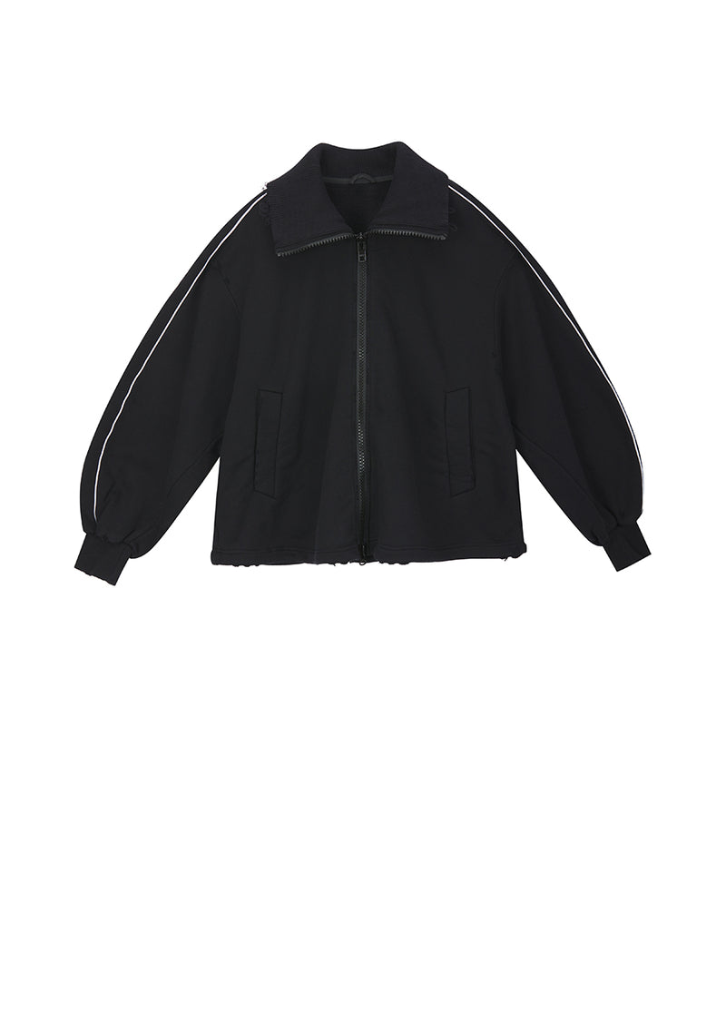Sweatershirt / JNBY Cotton Zip Sweatershirt Black