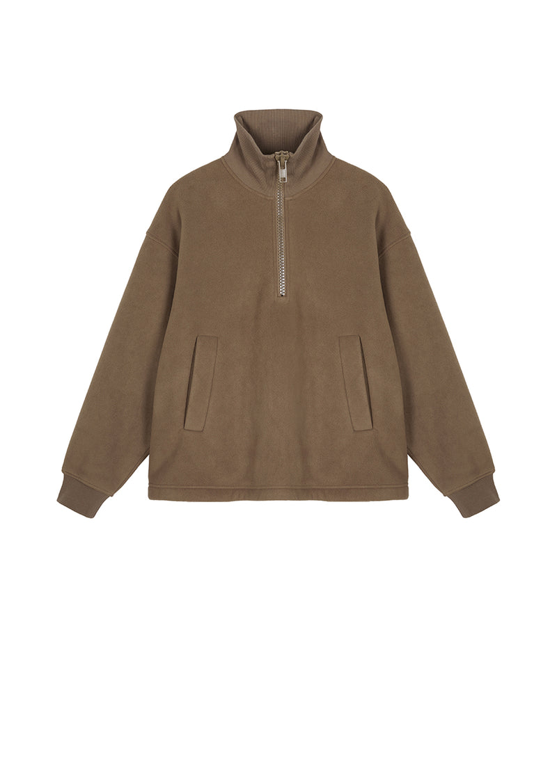 Sweatshirt / JNBY High-neck Faux Fur Sweatshirt
