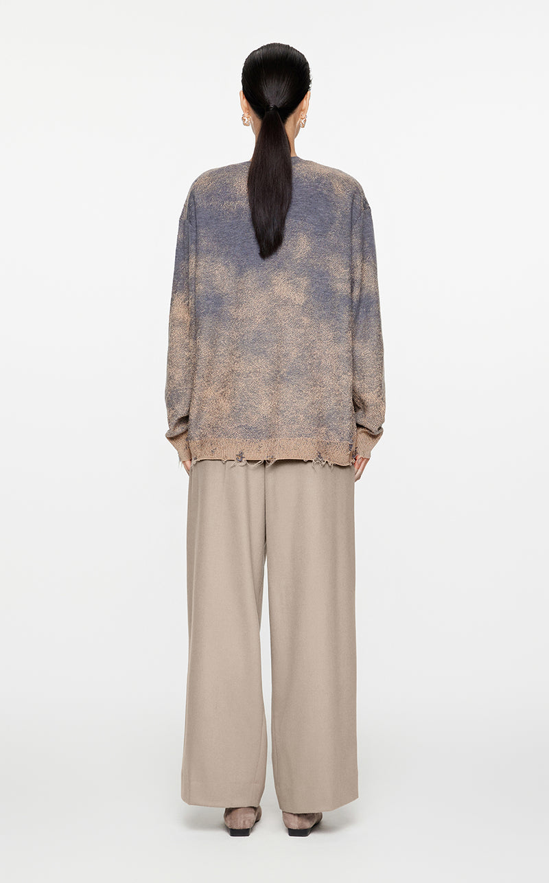 Sweater / JNBY Oversize Brushed-Effect Jumper