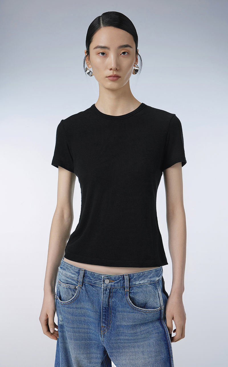 T-shirt / (ESG) JNBY Fitted Lyocell T-shirt£¨Spring 24£?