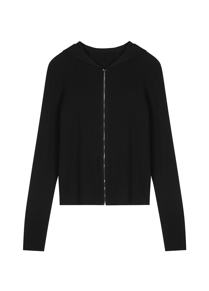 Cardigan / JNBY Wool Knit Hooded Cropped Cardigan£¨Spring 24£?