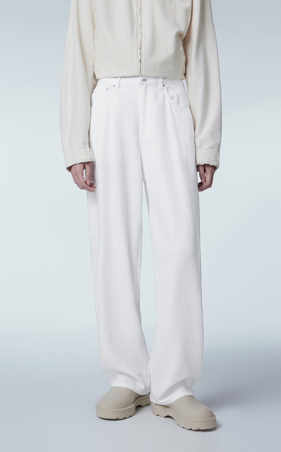 Pants /(ESG) JNBY Relaxed Lyocell Jeans White