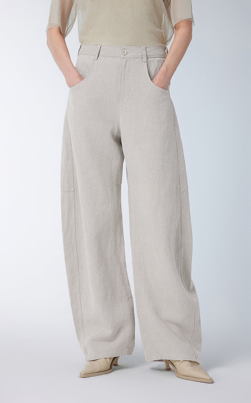 Pants / (ESG) JNBY Relaxed Linen Track Pants