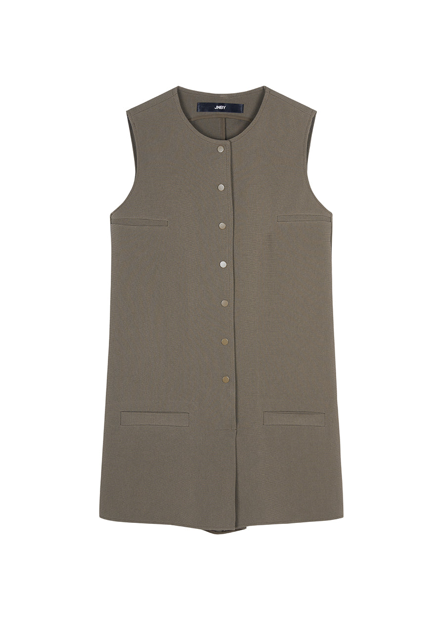 Jumpsuit / (ESG) JNBY Slim-fit Sleeveless Jumpsuit NavajoWhite4 S