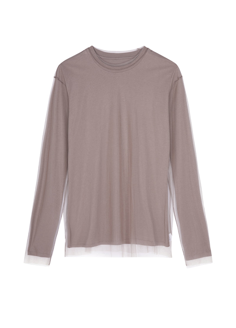 T-Shirt/JNBY Loose Fitting Long- sleeved T-Shirt