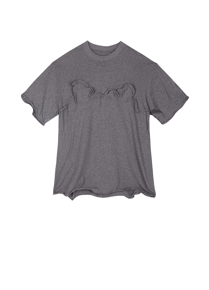 T-shirt /JNBY Drawstring Aluminum Wire Cotton T-shirt