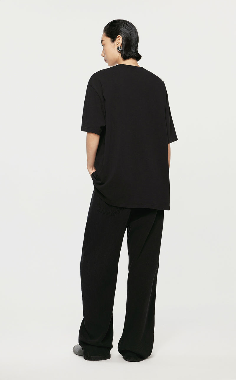 T-Shirt/JNBY Loose Fitting Short-sleeved T-Shirt