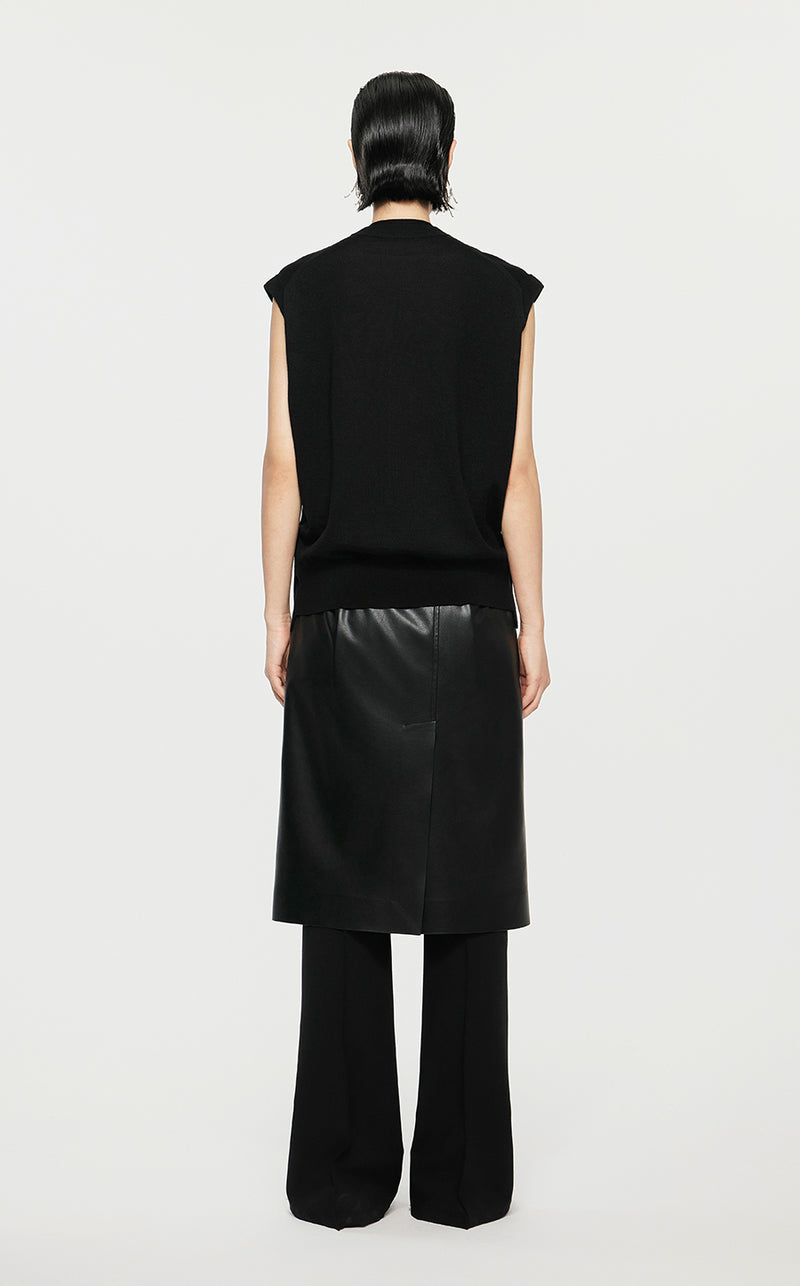 Vest/JNBY Collarless Thin Knit Vest