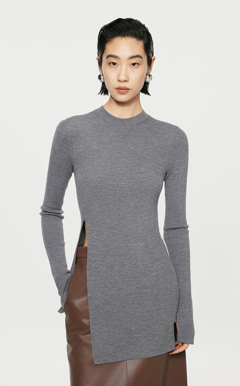 Sweater/JNBY Fitted Long-sleeved Sweater
