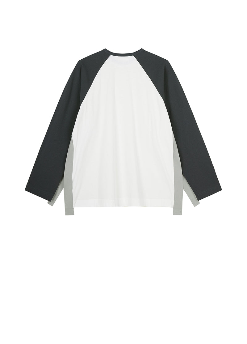 T-Shirt/JNBY Micro Elastic Oversize Long-sleeved Shirt
