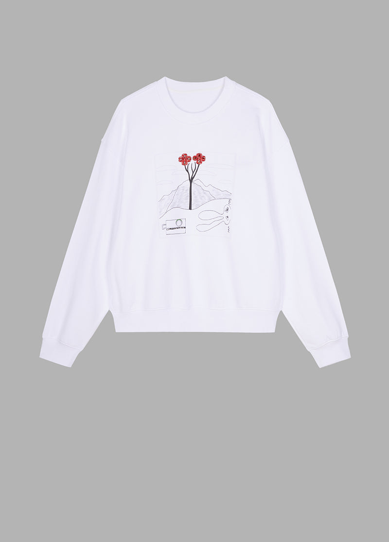 Sweatshirt / JNBY Loose Fitting Micro Elastic sweatshirt