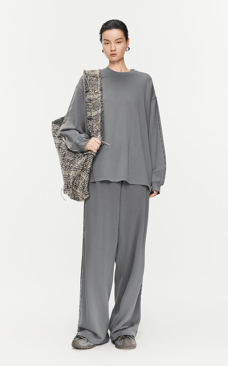 Pants/JNBY Loose Fitting Overlength Pants Grey