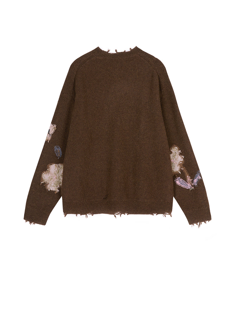 Sweater / JNBY Floral-pattern Oversize Jumper