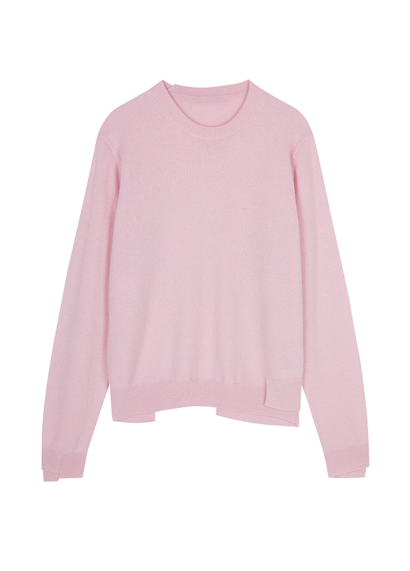 Sweater / JNBY Asymmetrical Wool & Yak Sweater
