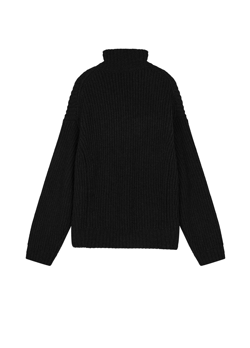 Sweater / JNBY Oversized Short-Cut Wool Sweater