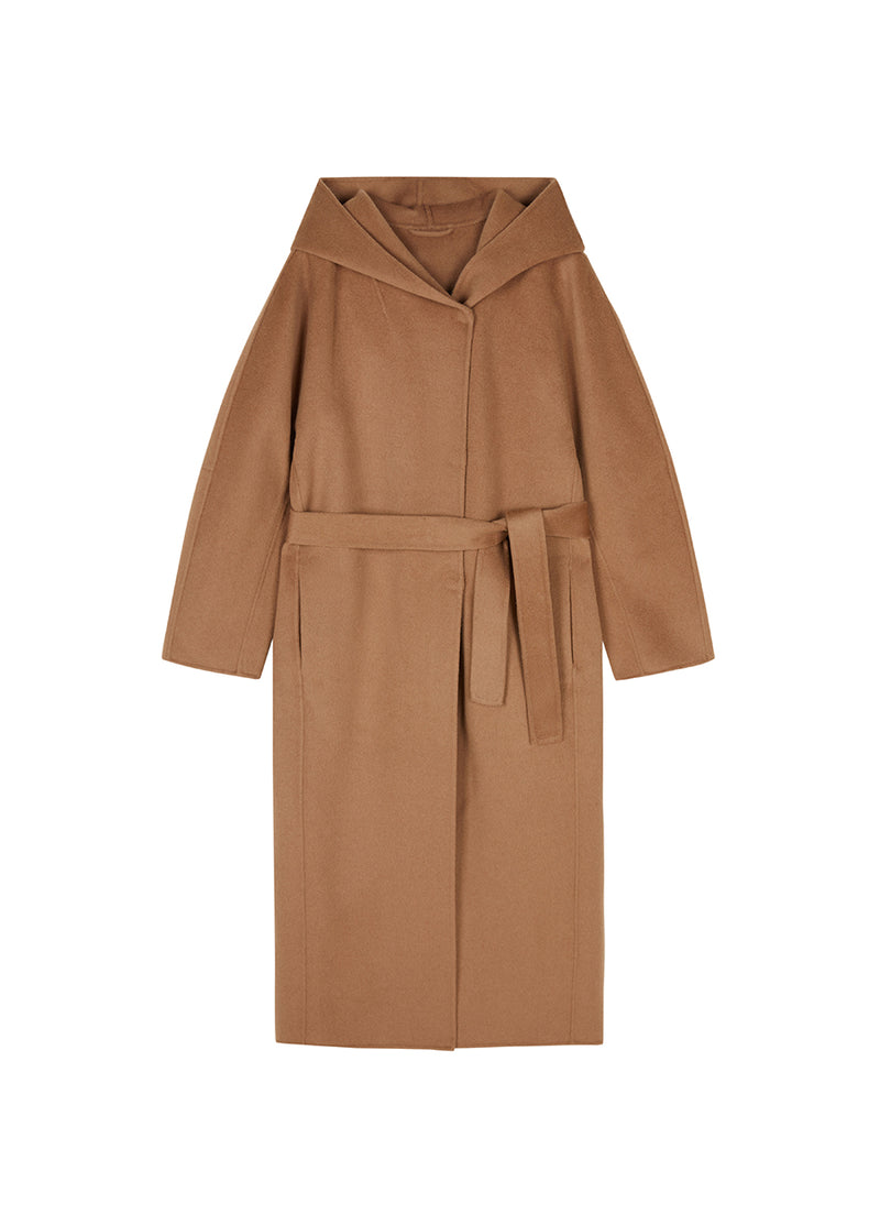 Coat / JNBY T-Shape Long Wool Coat
