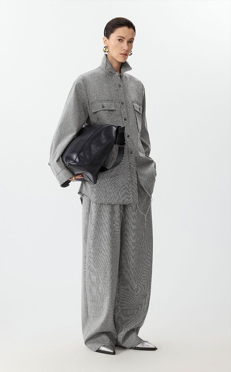 Shirt / JNBY Oversized Blended Shirt Grey