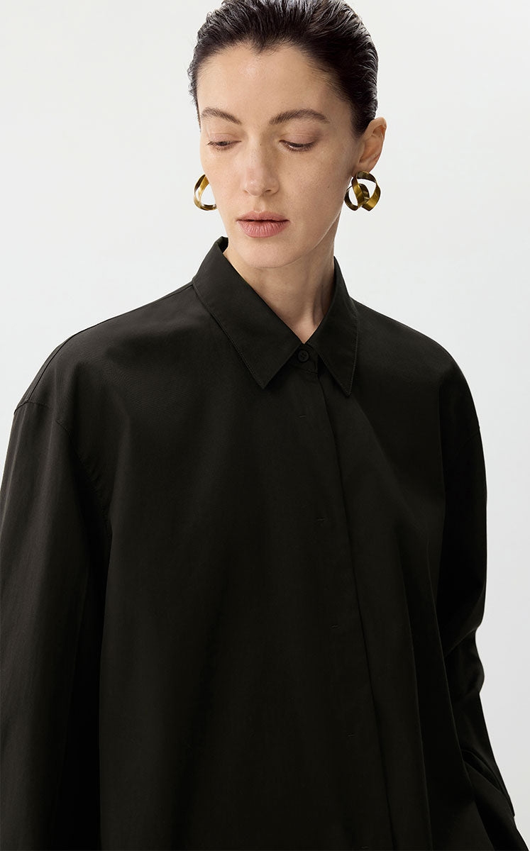 Shirt / JNBY Oversized Cotton Shirt