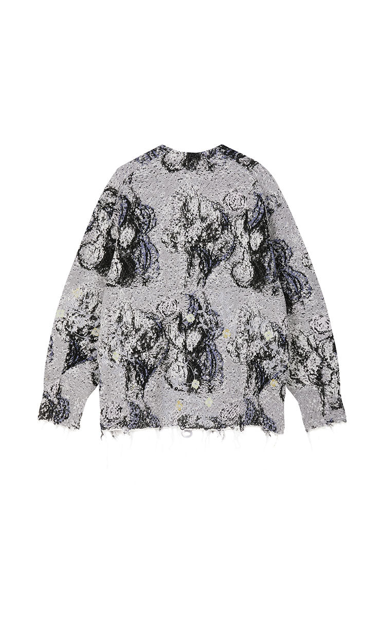 Sweater / JNBY Floral Dream Knit Cardigan
