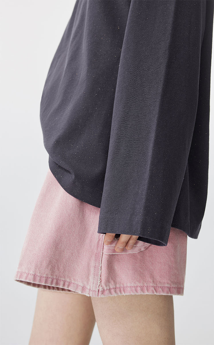 T-Shirt / JNBY Relaxed-Fit Ceramic Cat Long Sleeve Tee