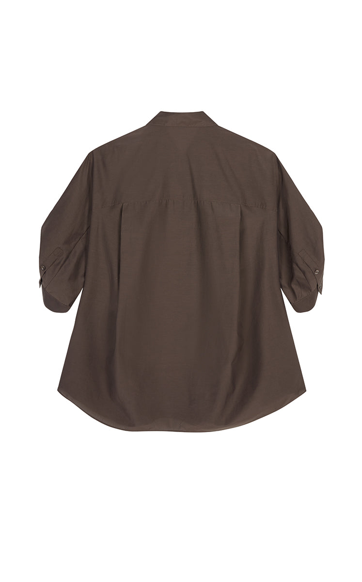 Shirt / JNBY Oversized Cotton-Silk Shirt