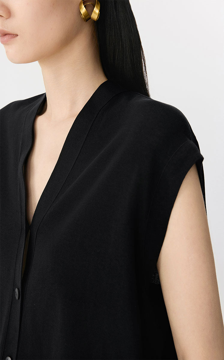 Vest / JNBY Structured Cotton Vest