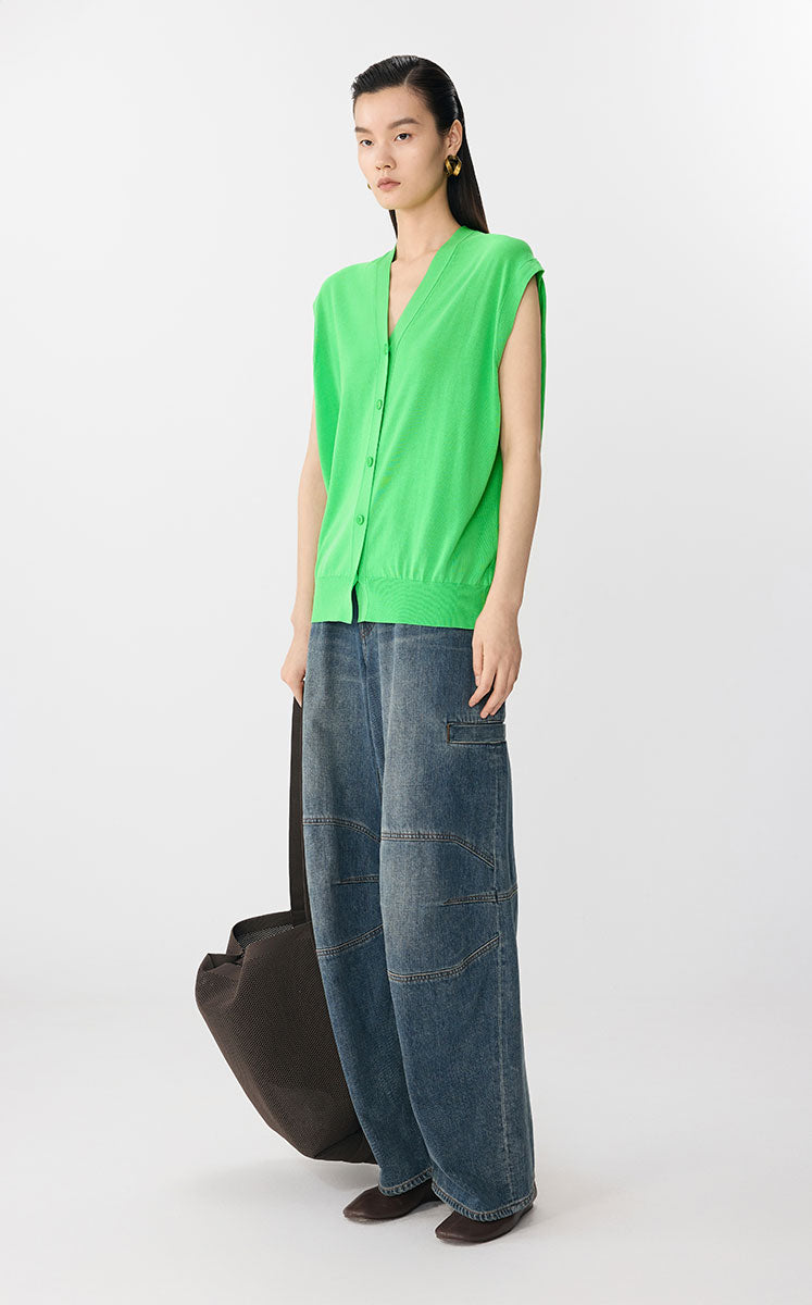 Vest / JNBY Structured Cotton Vest