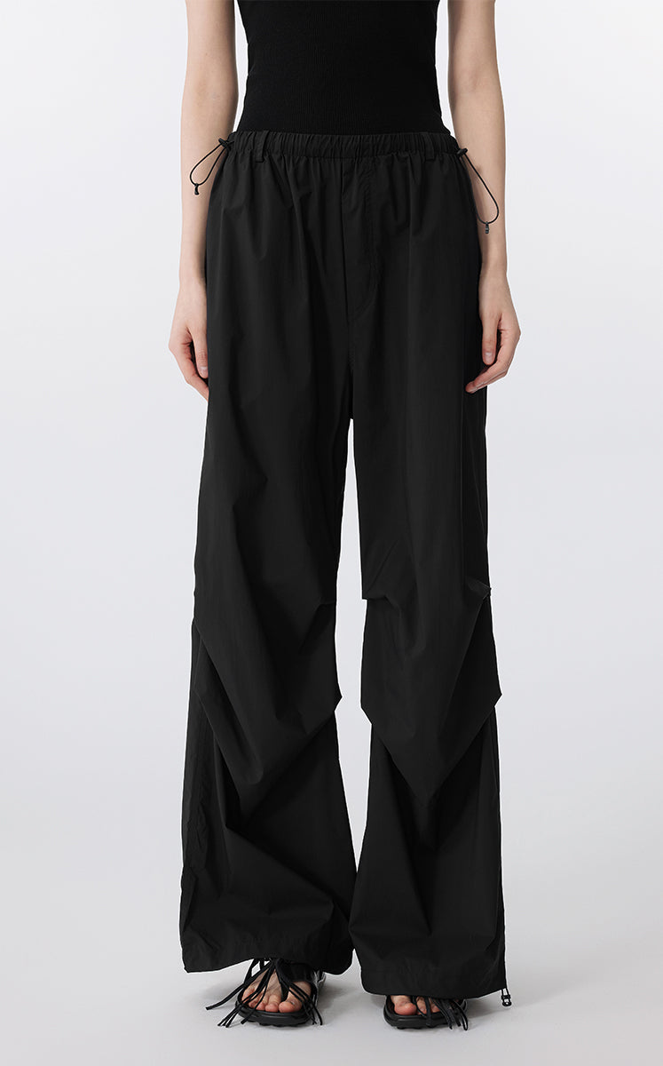 Pants / JNBY UV Protection Drawstring Cargo Pants Black