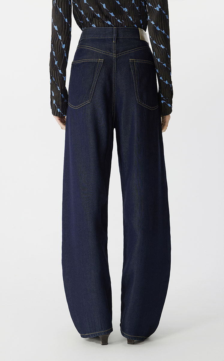 Pants / JNBY Eco-Friendly Banana-Cut Denim Trousers