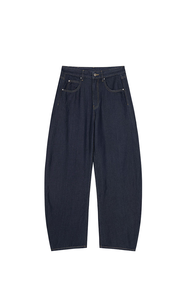 Pants / JNBY Eco-Friendly Banana-Cut Denim Trousers