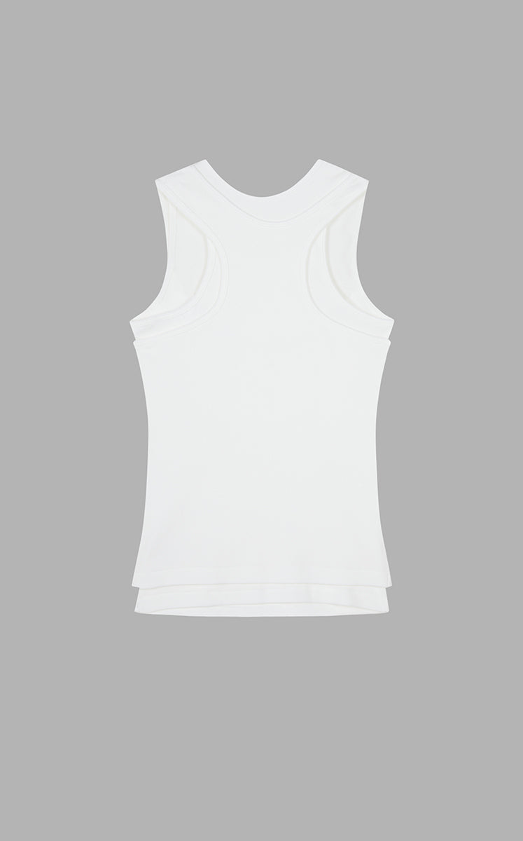 Vest / JNBY Slim Fit Cotton Ribbed Tank