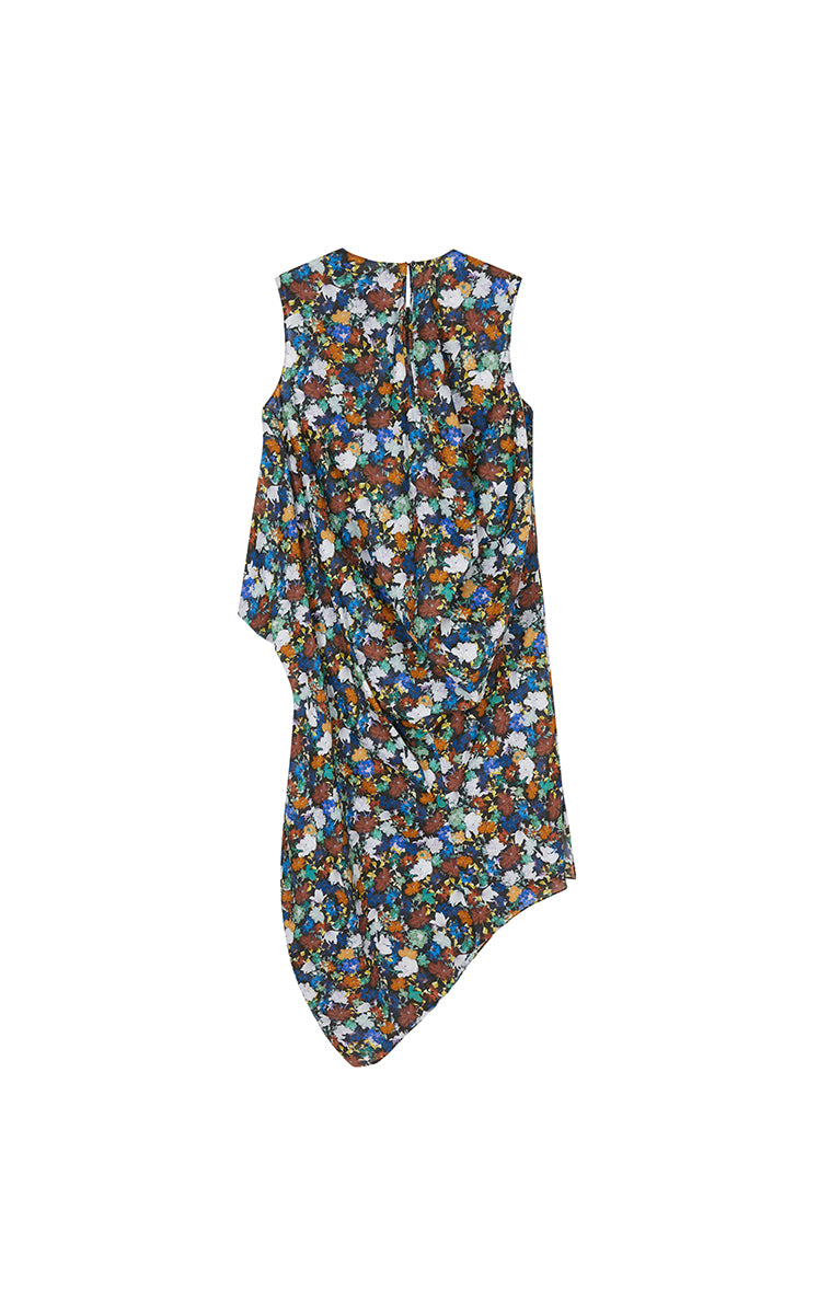 (Top-selling)Dress / JNBY Liberty Cotton Dress with Deconstructed Hem