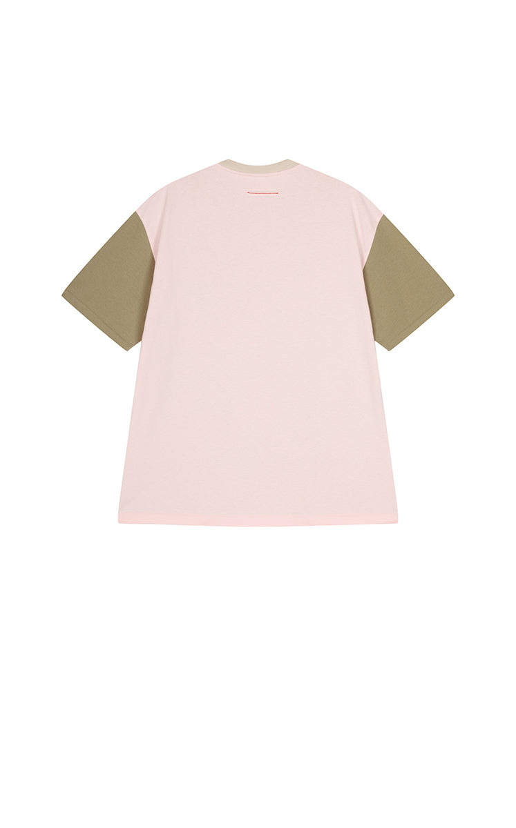 T-shirt / JNBY Colorblock Loose Fit Cotton Tee