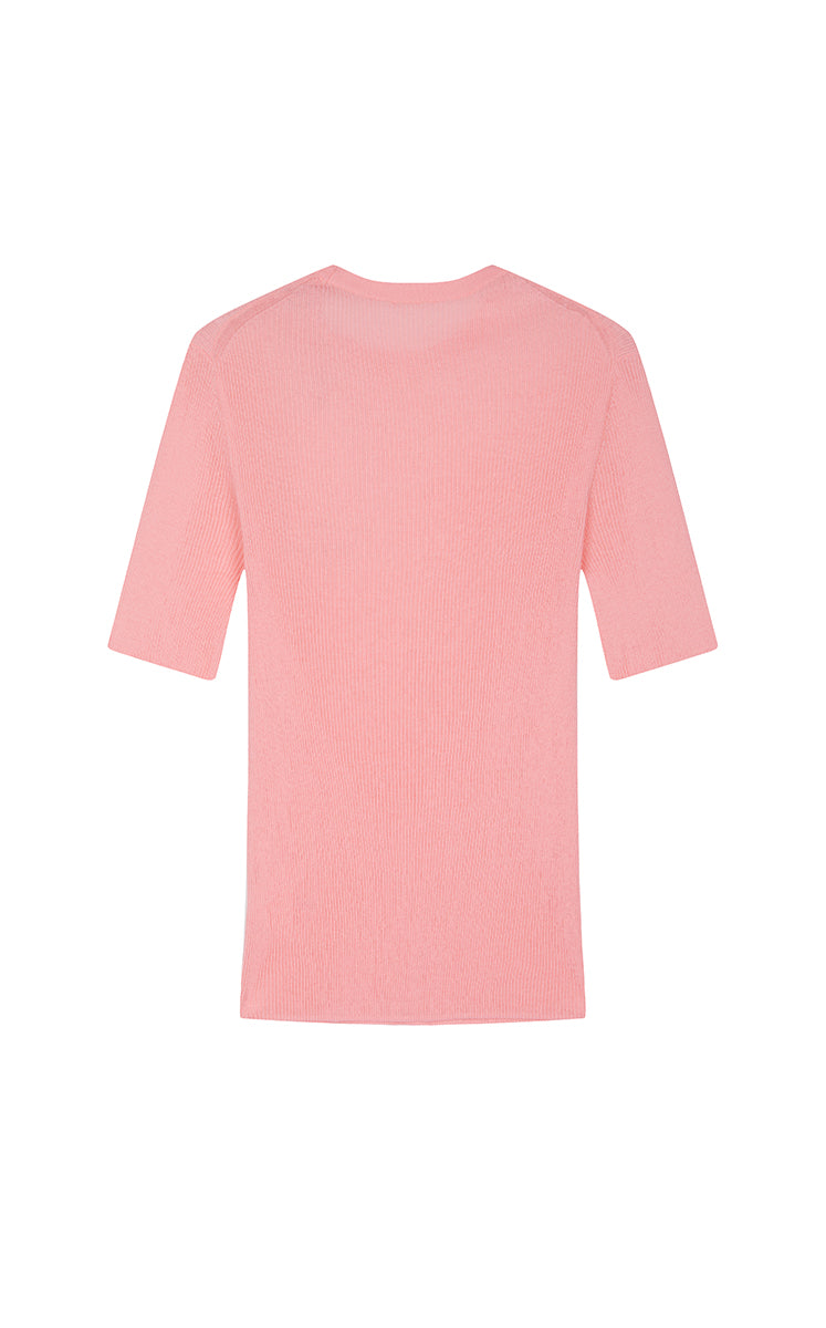 Sweater / JNBY Slim Fit Ultra-Thin Short Sleeve Pullover