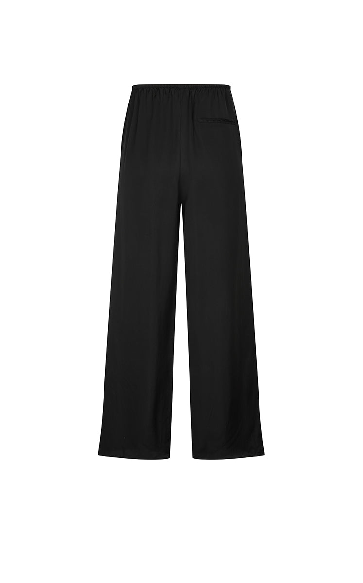 Pants / JNBY Eco Straight Drawstring Satin Trousers